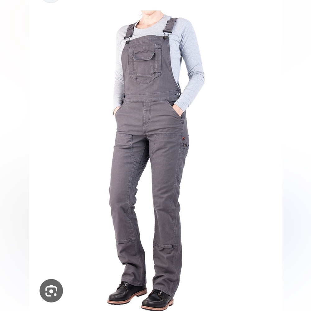 Women's Gray Overalls